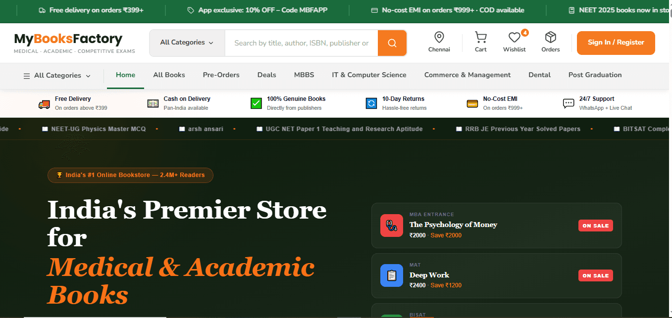 MYBOOKSFACTORY – AI BOOKSTORE PLATFORM